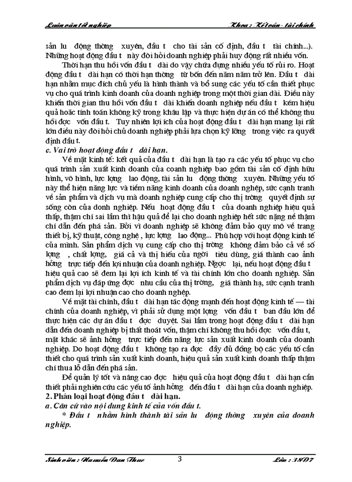 image for page Các giải pháp nâng cao hiệu quả hoạt động đầu tư dài hạn tại Công ty Kinh doanh nước sạch Hà Nội