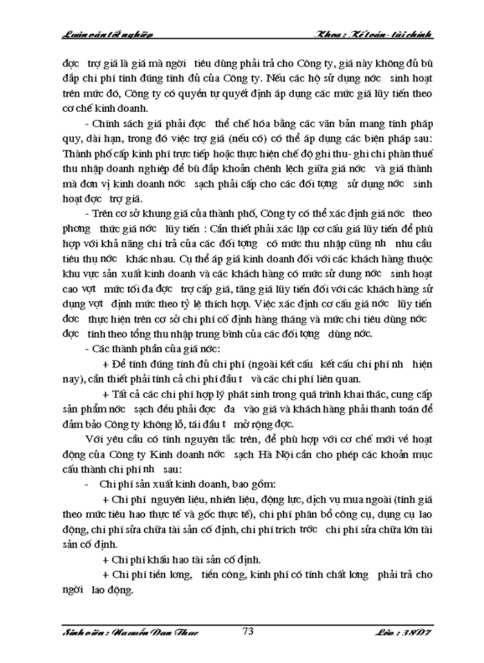 image for page Các giải pháp nâng cao hiệu quả hoạt động đầu tư dài hạn tại Công ty Kinh doanh nước sạch Hà Nội