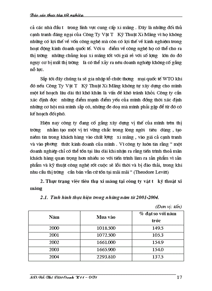 image for page Những giải pháp nỗ lực nhằm nâng cao hiệu quả hoạt động tiêu thụ xi măng tại công ty vật tư kỹ thuật xi măng – Bộ xây dựng