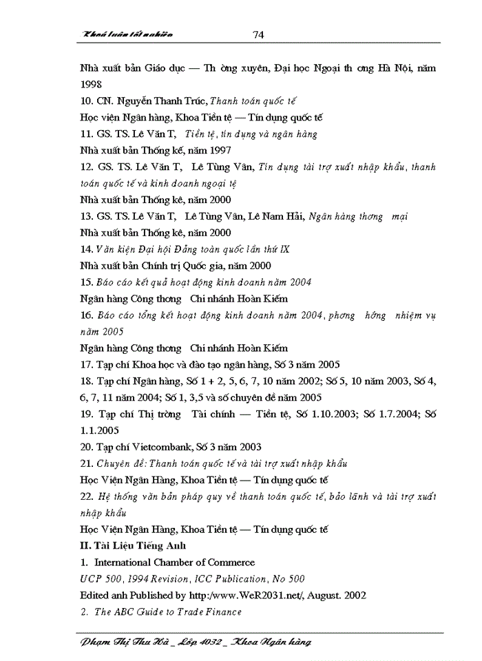 image for page Giải pháp nâng cao chất lượng hoạt động tài trợ xuất nhập khẩu theo phương thức thanh toán tín dụng chứng từ tại Ngân hàng Công thương Chi nhánh Hoàn Kiếm