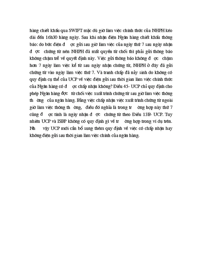 image for page Một số vấn đề áp dụng UCP 500 trong thanh toán quốc tế hiện nay và những đề xuất cho phiên bản UCP mới