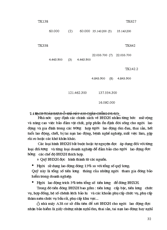 image for page Quản lý, hạch toán tiền lương và bảo hiểm ở nhà máy A38 PK-KQ