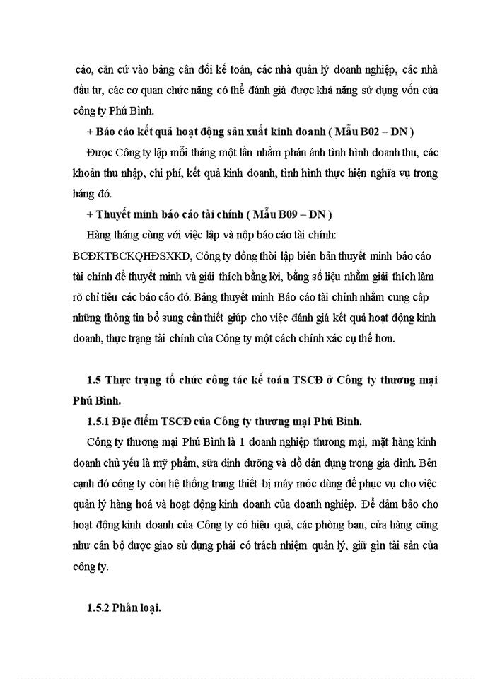 image for page Kế toán bán hàng và xác định kết quả hoạt động kinh doanh ở Công ty Thương mại Phú Bỡnh