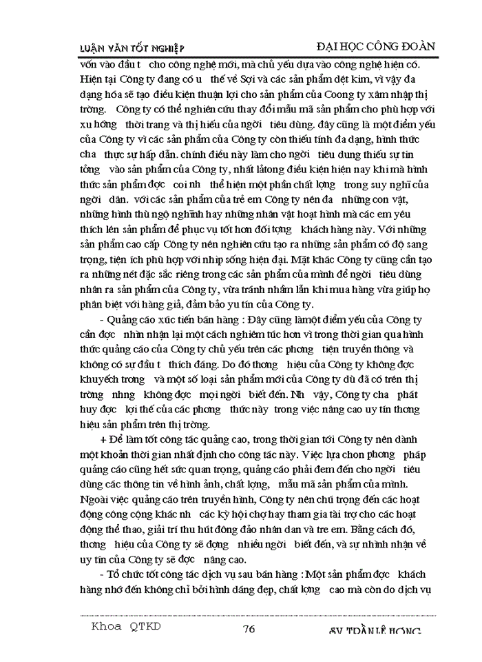 image for page Một số biện pháp nâng cao hiệu quả sử dụng vốn lưu động tại Công ty Dệt May Hà Nội
