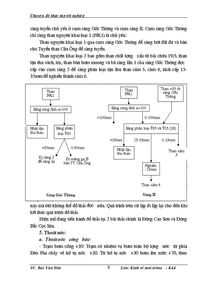 image for page Phân tích những tác động môi trường và đánh giá hiệu quả kinh tế môi trường của dự án cải tạo mở rộng khai thác kinh doanh than - mỏ than Cọc Sáu