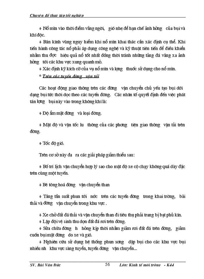 image for page Phân tích những tác động môi trường và đánh giá hiệu quả kinh tế môi trường của dự án cải tạo mở rộng khai thác kinh doanh than - mỏ than Cọc Sáu