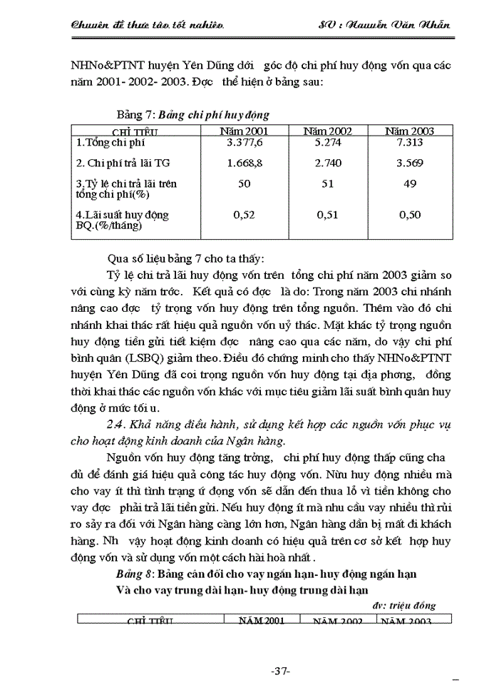 image for page Một số giải pháp nâng cao hiệu quả huy động vốn ở chi nhánh NHNo&PTNT huyện Yên Dũng