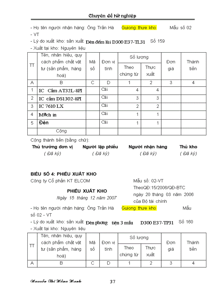 image for page Tổ chức công tác kế toán nguyên vật liệu tại Công ty  Cổ phần Kỹ thuật ELCOM