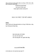 Nâng cao hiệu quả sử dụng nguồn nhân lực tại Công ty TNHH dịch vụ, tổng hợp và thương mại Hoàng Giang
