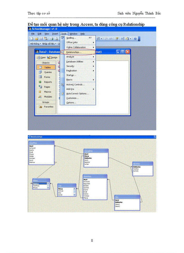 image for page Tìm hiểu công cụ MS Access và xây dựng chương trình Quản lí Sinh viên