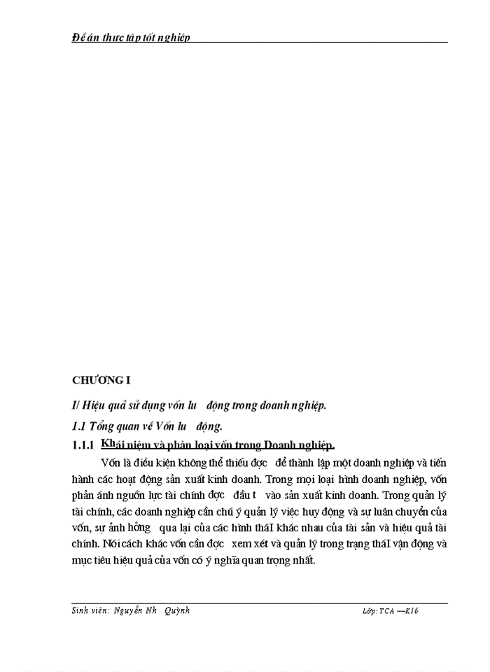 image for page Nâng cao hiệu quả sử dụng vốn lưu động của doanh nghiệp