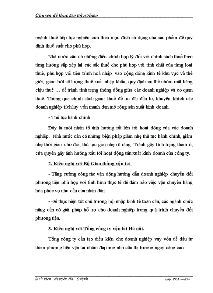 image for page Nâng cao hiệu quả sử dụng vốn lưu động tại Công ty cổ phần Vận tải và Dịch vụ Hàng hóa