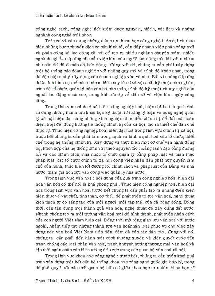 image for page Quá trình công nghiệp hóa – hiện đại hóa trong thời kỳ quá độ lên chủ nghĩa xã hội ở Việt Nam