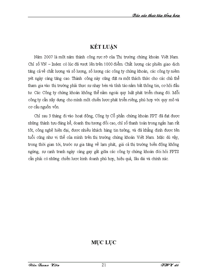 image for page Tình hình hoạt động kinh doanh của công ty cổ phần chứng khoán FPT