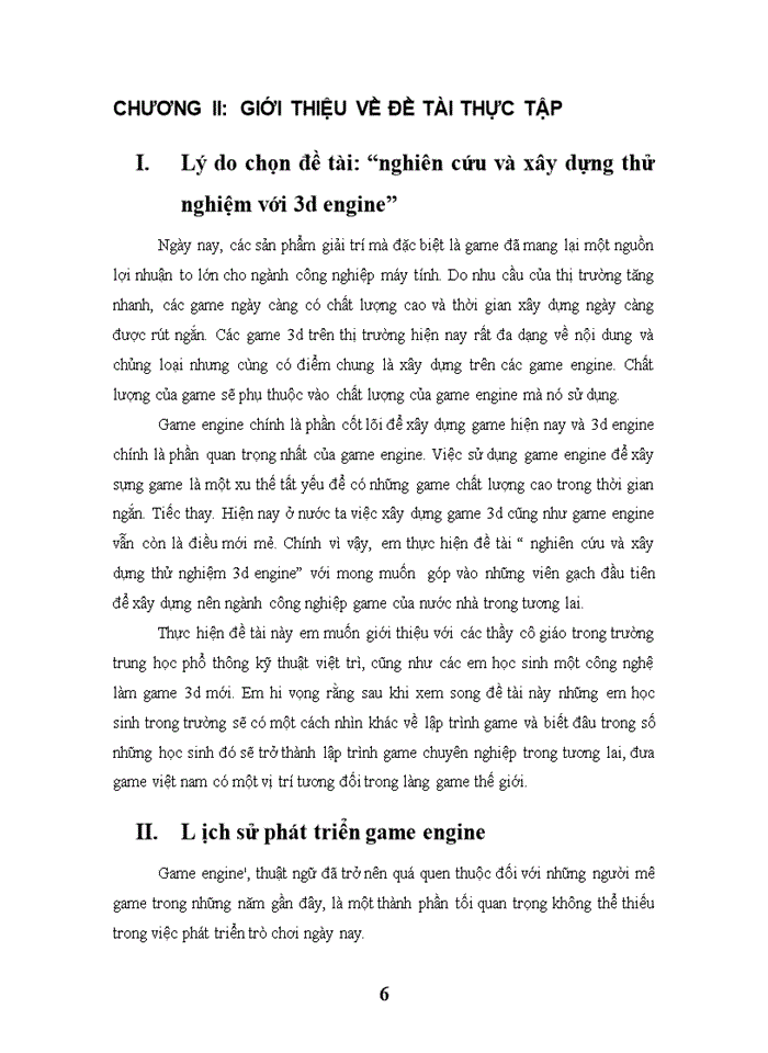 image for page Lý thuyết về game engine và 3d engine