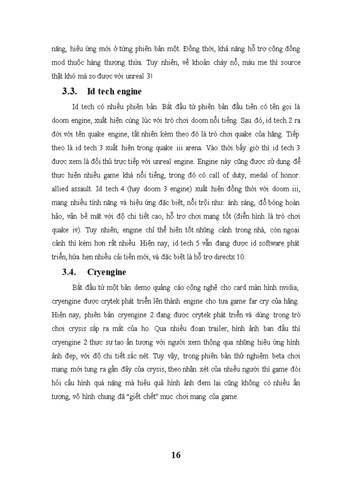 image for page Lý thuyết về game engine và 3d engine