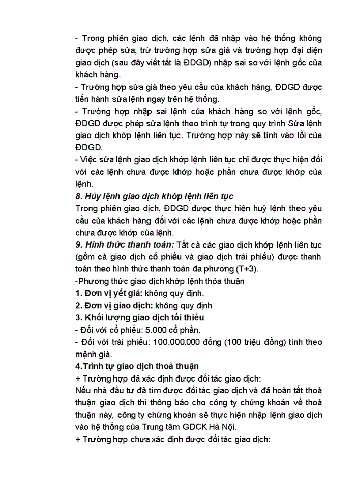 image for page Cơ chế giao dịch của sở giao dịch chứng khoán tp hồ chí minh và so sánh với trung tâm giao dịch chứng khoán hà nội