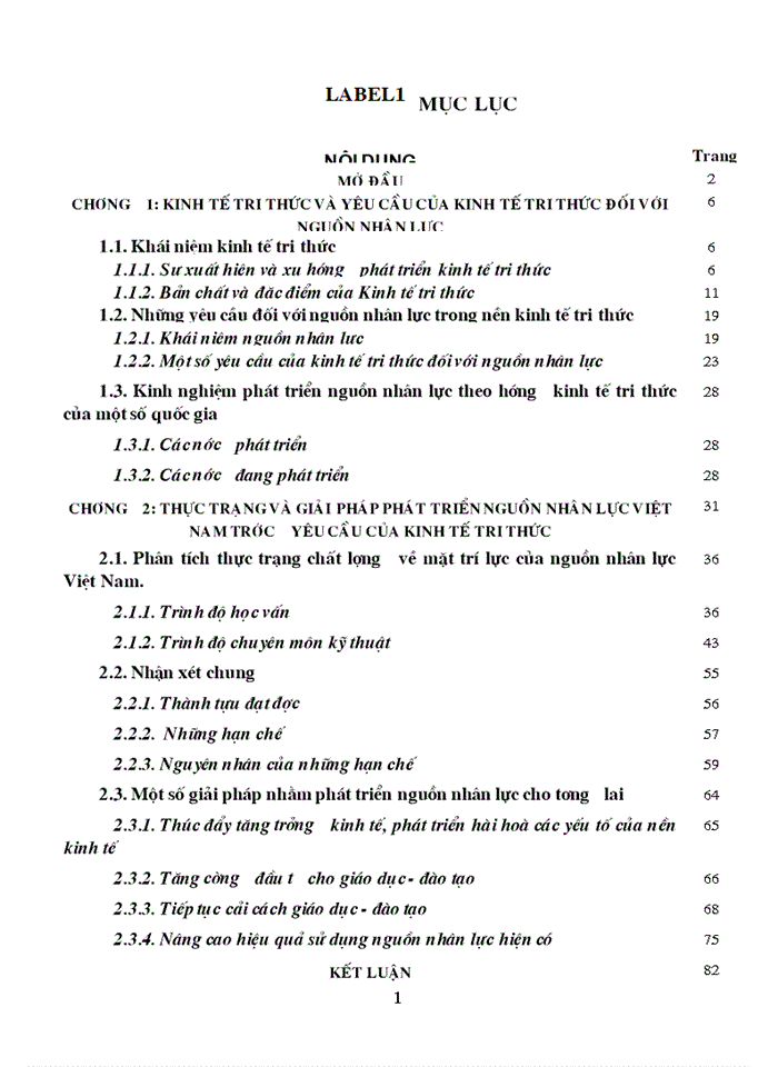 image for page Kinh tế tri thức và vấn đề phát triển nguồn nhân lực ở Việt Nam