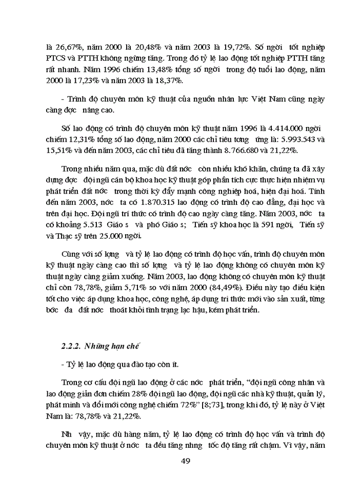 image for page Kinh tế tri thức và vấn đề phát triển nguồn nhân lực ở Việt Nam