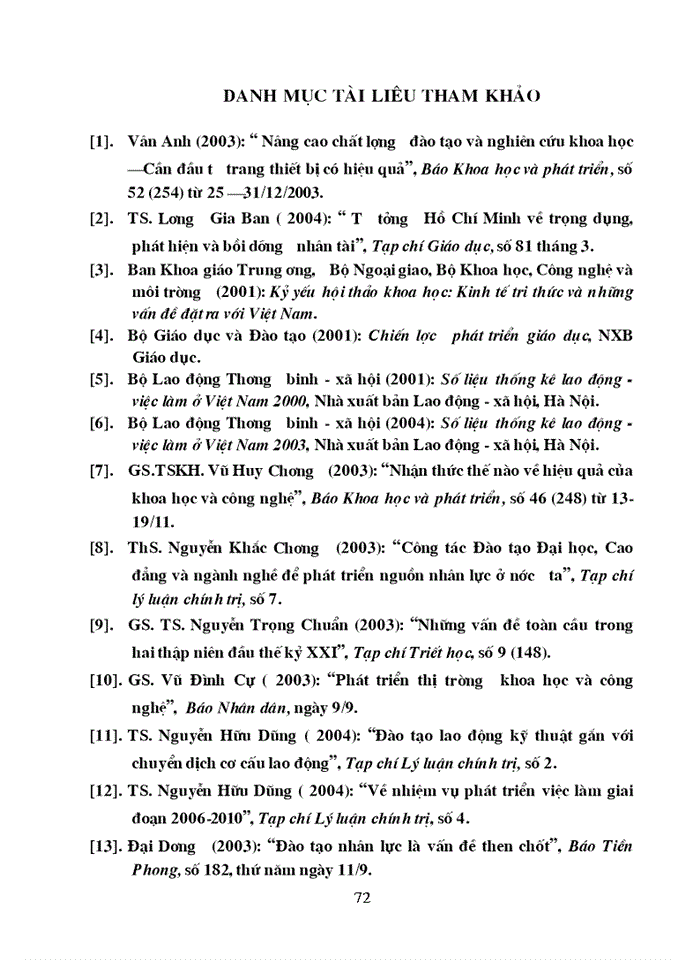 image for page Kinh tế tri thức và vấn đề phát triển nguồn nhân lực ở Việt Nam