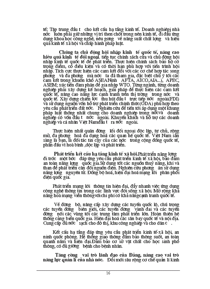 image for page Tăng cường vai trò lãnh đạo của Đảng, nâng cao vai trò năng lực quản lí của nhà nước