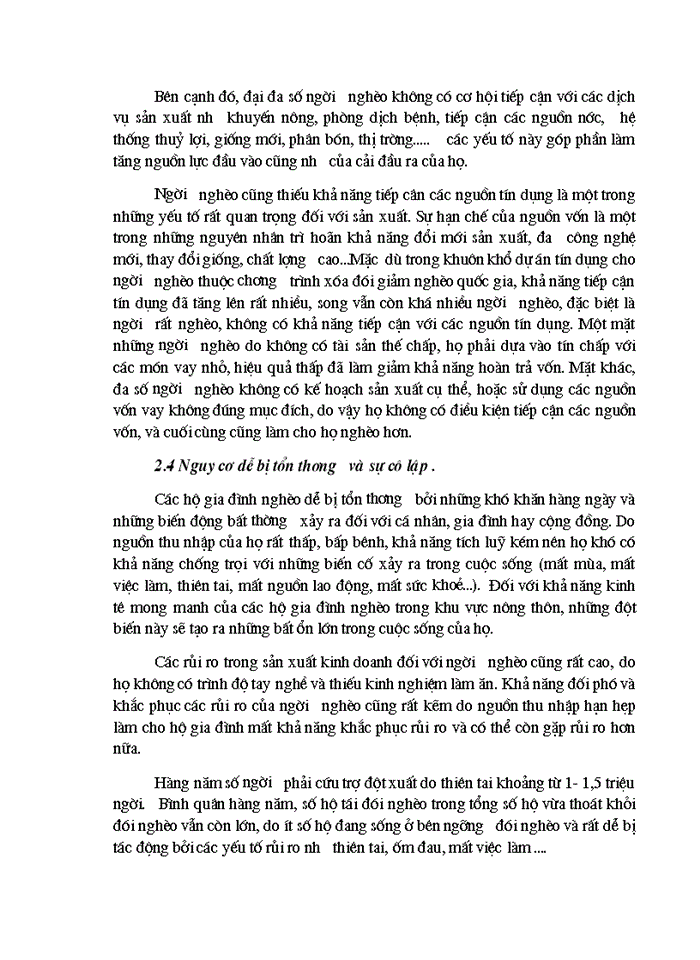 image for page Thực trạng và những giải pháp chủ yếu nhằm xoá đói giảm nghèo ở một số xã đặc biệt khó khăn huyện Sóc Sơn Thành phố Hà nội