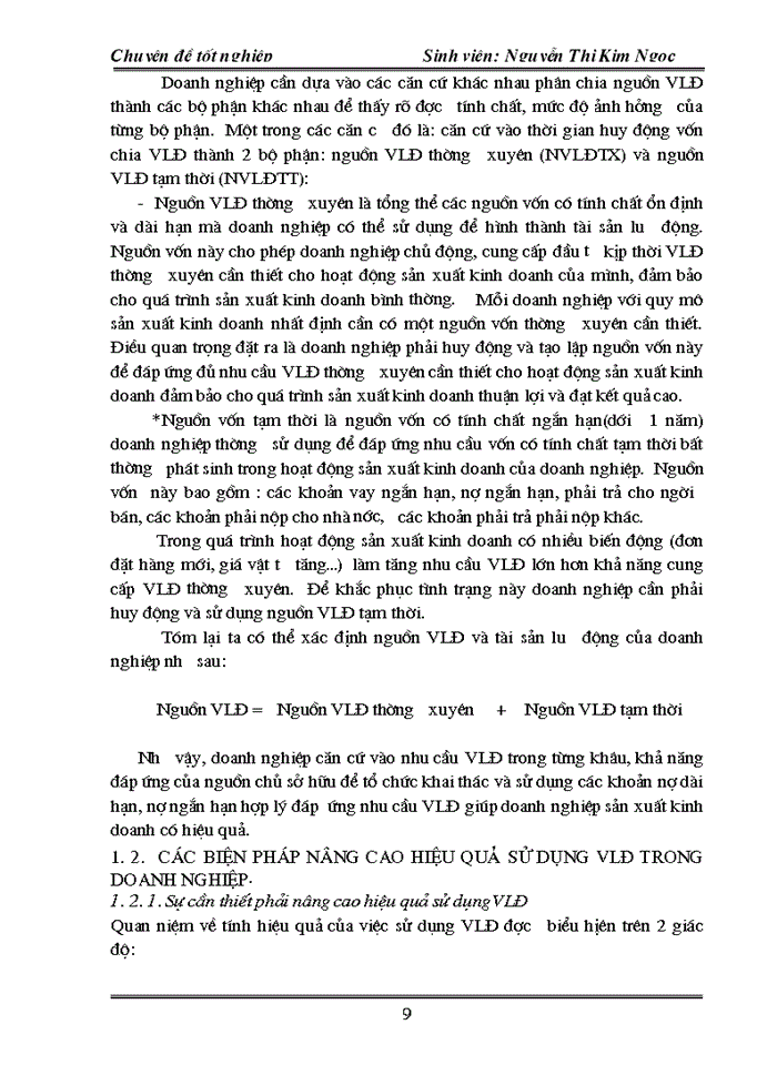 image for page Vốn lưu động và các giải pháp chủ yếu nâng cao hiệu quả tổ chức sử dụng vốn lưu động tại Tổng công ty vật tư nông nghiệp Việt Nam