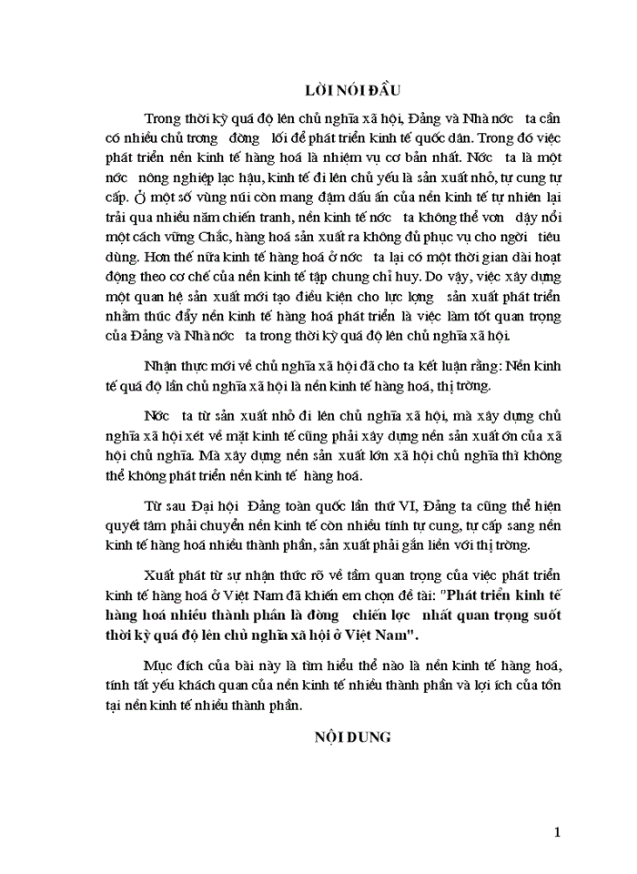 image for page Phát triển kinh tế hàng hoá nhiều thành phần là đường chiến lược nhất quan trọng suốt thời kỳ quá độ lên chủ nghĩa xã hội ở Việt Nam