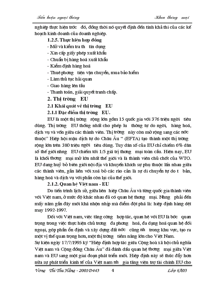 image for page Xuất khẩu hàng may mặc của Việt nam sang thị trường EU- thực trạng và giải pháp phát triển