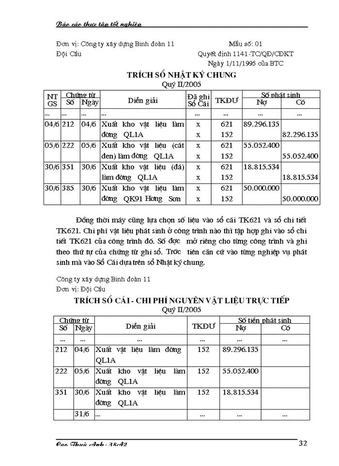 image for page Kế toán chi phí sản xuất và tính giá thành sản phẩm ở Xí nghiệp xây dựng Binh đoàn 11