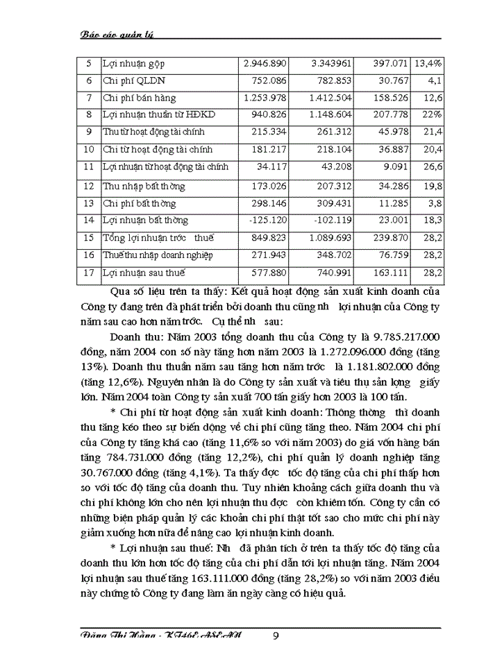 image for page Quản lý và hiệu quả sử dụng vốn lưu động