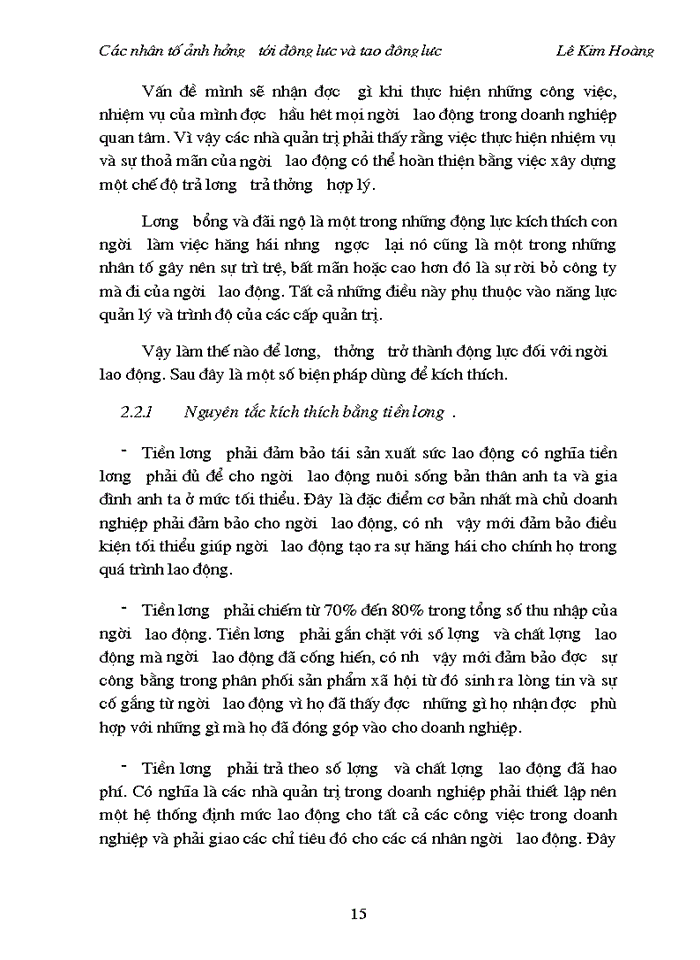 image for page Các nhân tố ảnh hưởng tới động lực và tạo động lực