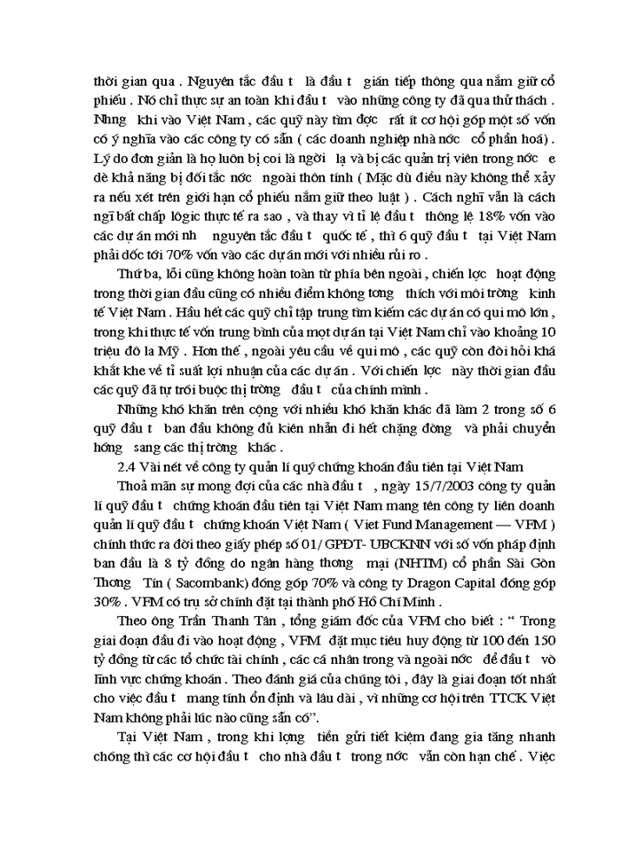 image for page Quỹ đầu tư chứng khoán và thực trạng của các quỹ đầu tư tại Việt Nam hiện nay