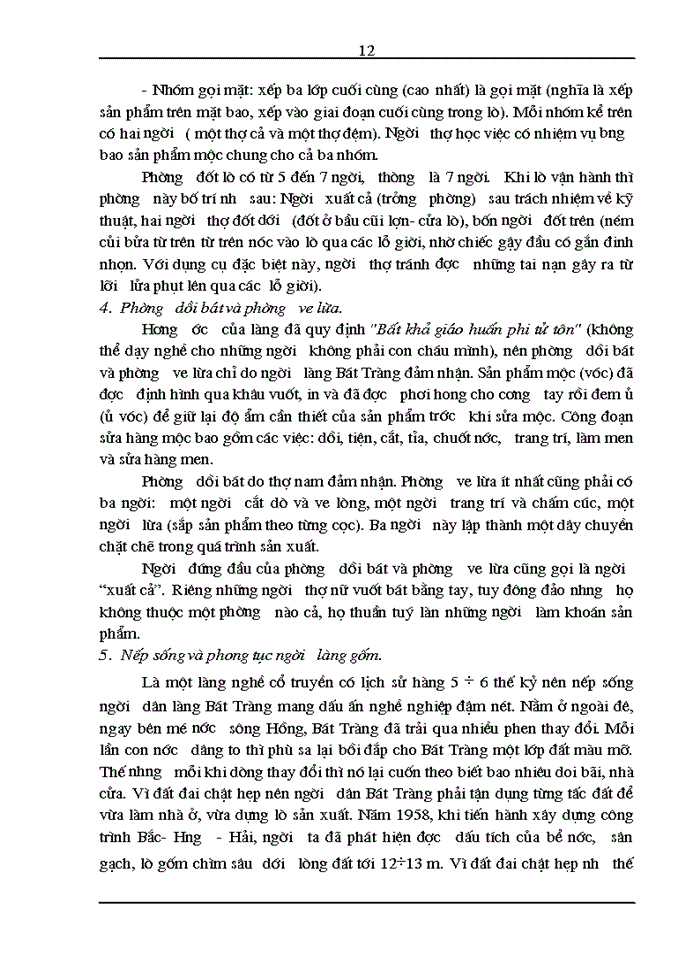 image for page Một số giải pháp để phát triển du lịch tại làng gốm sứ bát tràng