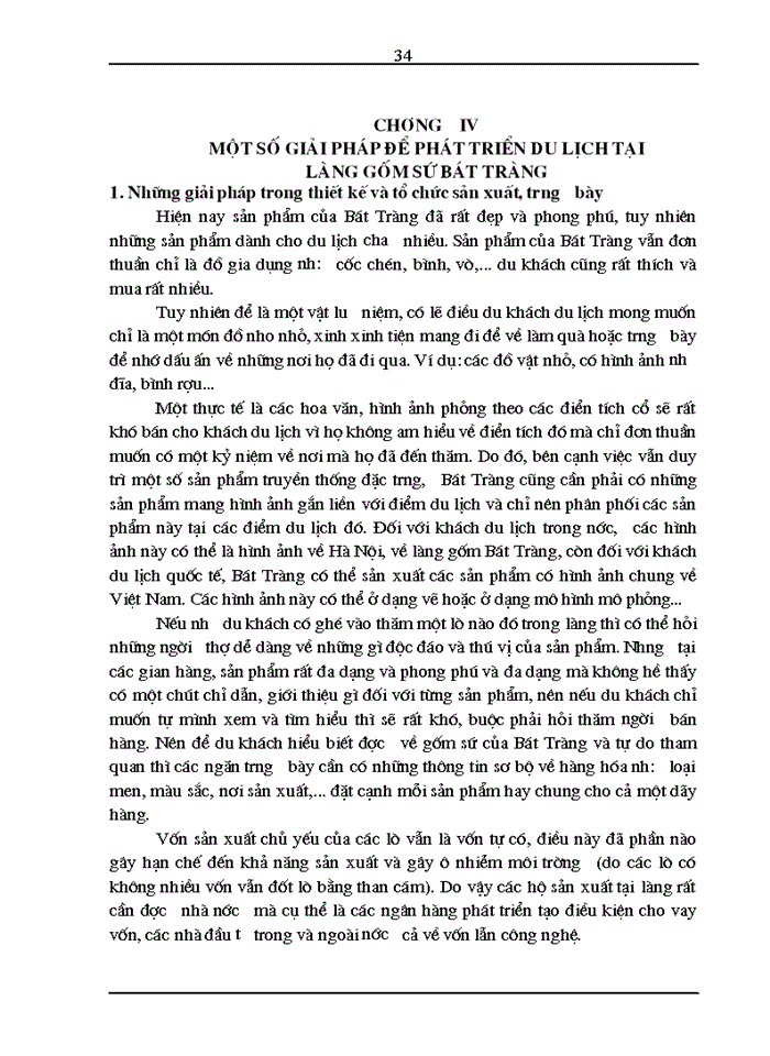 image for page Một số giải pháp để phát triển du lịch tại làng gốm sứ bát tràng