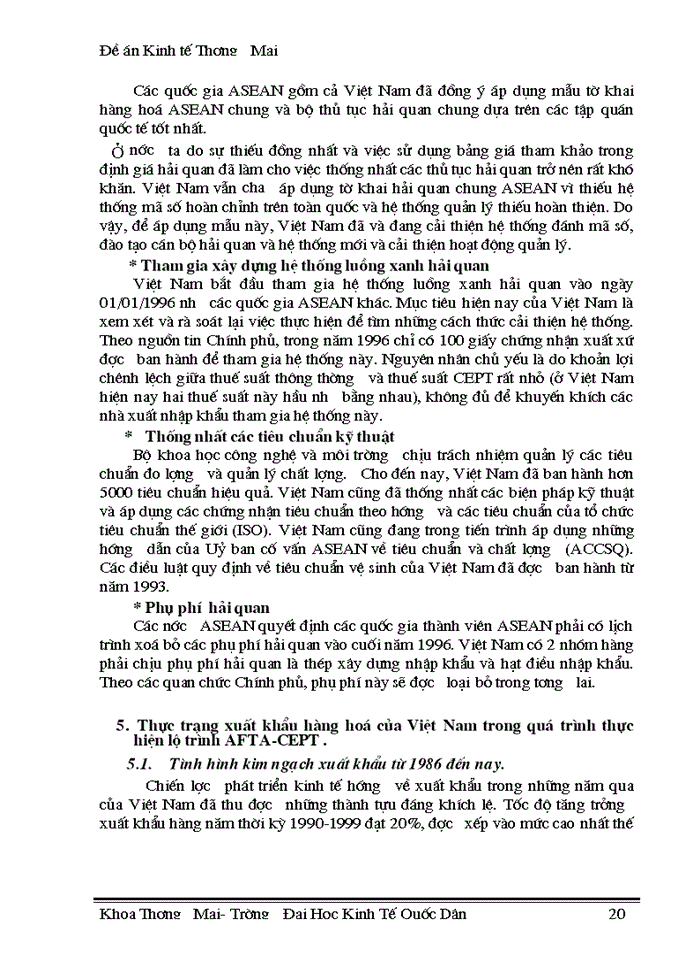 image for page Thúc đẩy xuất khẩu hàng hoá của Việt Nam trong điều kiện thực hiện lộ trình AFTA-CEPT