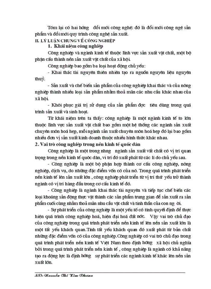 image for page Vai trò của khoa học công nghệ đối với sự phát triển công nghiệp việt nam