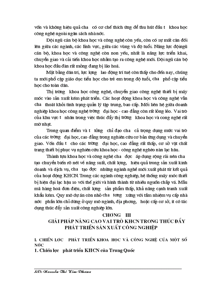 image for page Vai trò của khoa học công nghệ đối với sự phát triển công nghiệp việt nam