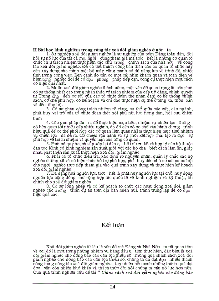 image for page Chính sách xoá đói giảm nghèo đối với đồng bào các dân tộc thiểu số ở nước ta trong giai đoạn hiện nay, thực trạng và giải pháp.