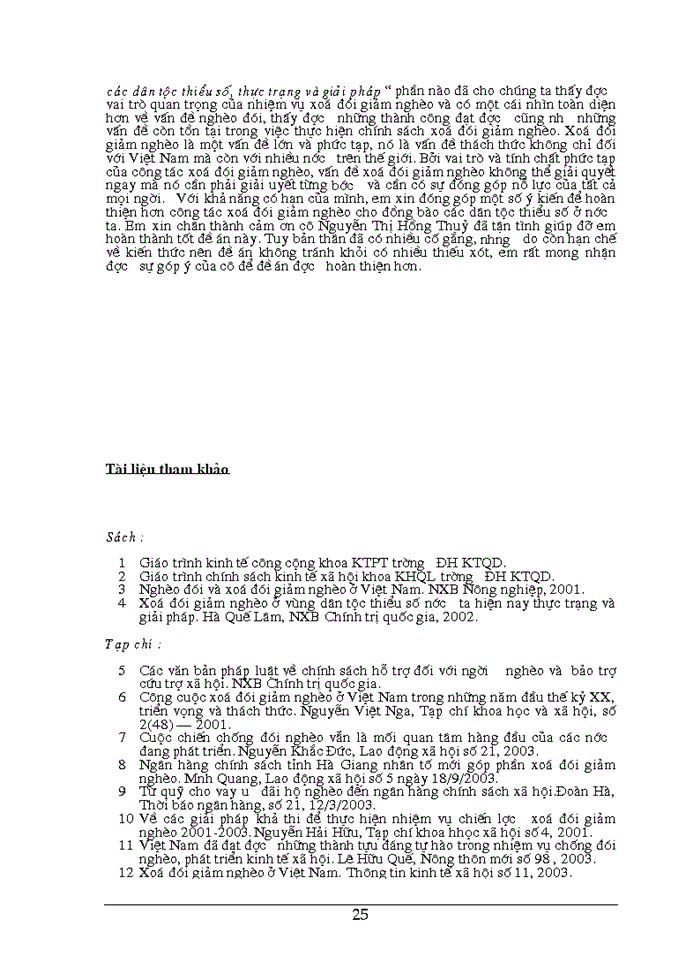image for page Chính sách xoá đói giảm nghèo đối với đồng bào các dân tộc thiểu số ở nước ta trong giai đoạn hiện nay, thực trạng và giải pháp.
