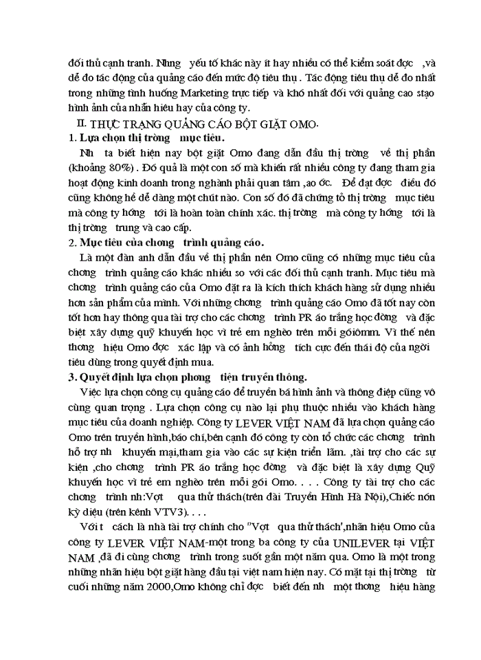 image for page Tiến trình thiết lập một chương trình quảng cáo có hiệu quả, ứng dụng cho bột giặt OMO