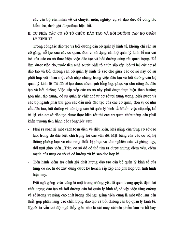 image for page Nâng cao chất lượng đào tạo và bồi dưỡng cán bộ quản lý kinh tế ở nước ta hiện nay