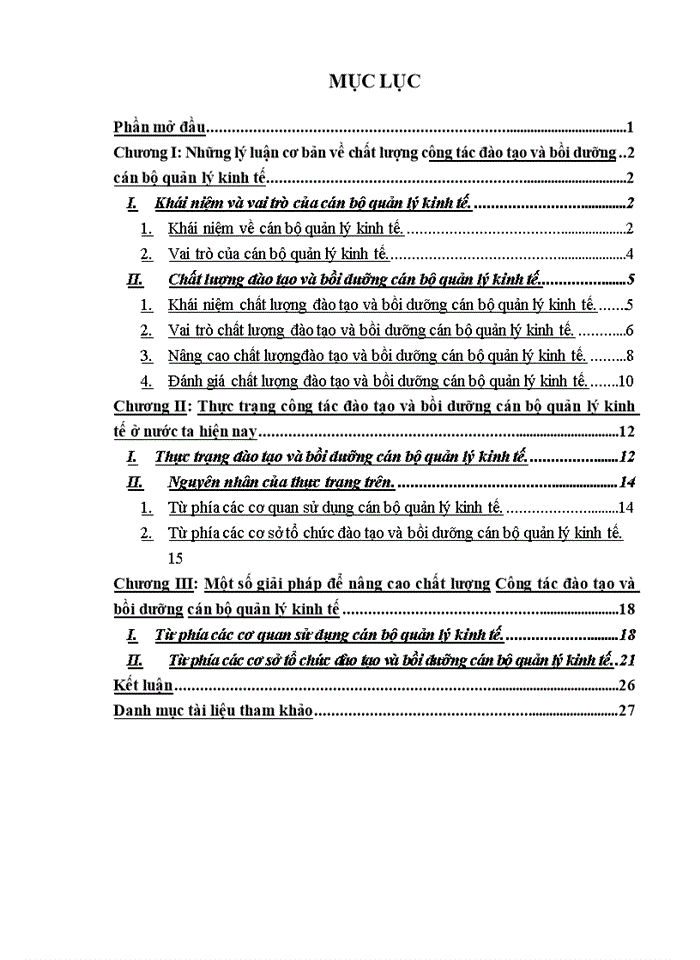 image for page Nâng cao chất lượng đào tạo và bồi dưỡng cán bộ quản lý kinh tế ở nước ta hiện nay