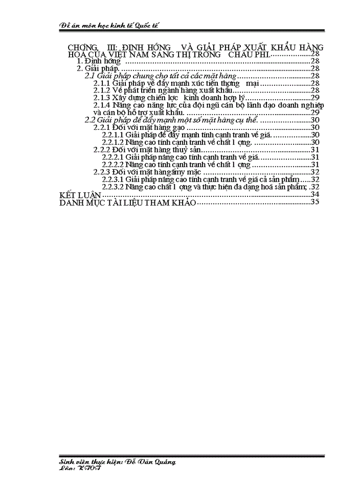 image for page Xuất khẩu hàng hoá của Việt Nam sang thị trường Châu: Phi thực trạng và giải pháp