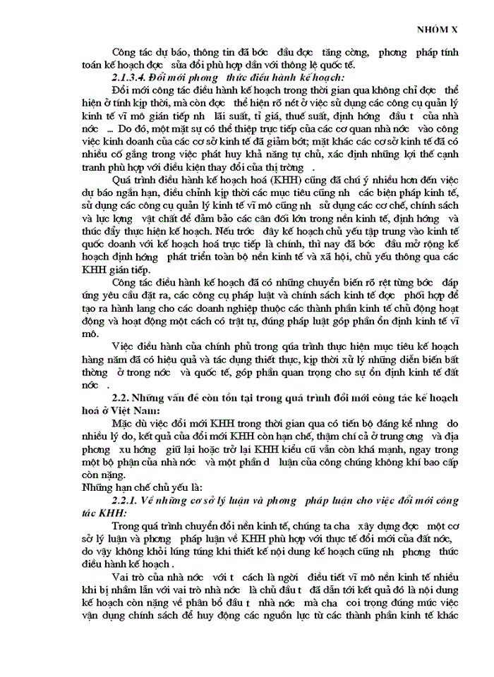 image for page Những đổi mới trong công tác KHH ở Việt Nam và những phương hướng tiếp tục đổi mới công tác KHH ở Việt Nam.