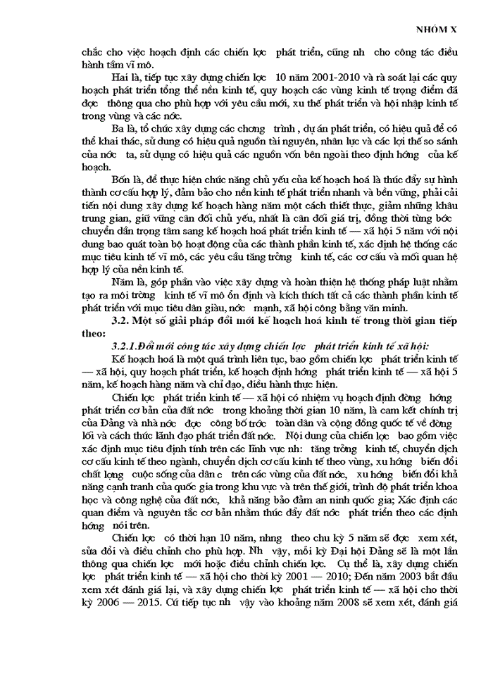 image for page Những đổi mới trong công tác KHH ở Việt Nam và những phương hướng tiếp tục đổi mới công tác KHH ở Việt Nam.