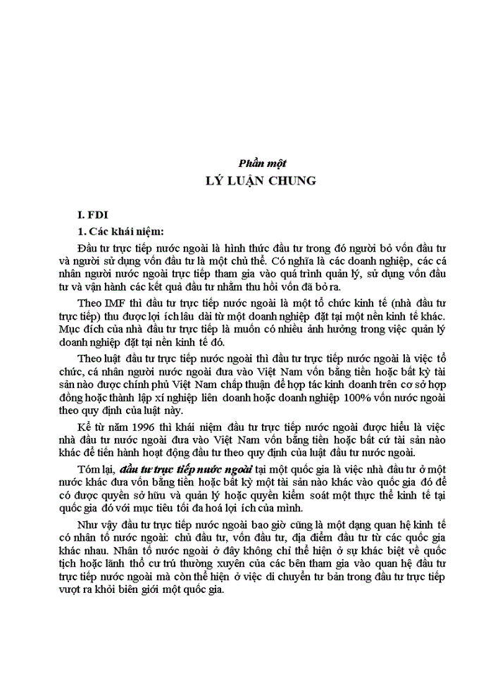 image for page Giải thích tác động tràn của FDI đến khu vực kinh tế trong nước