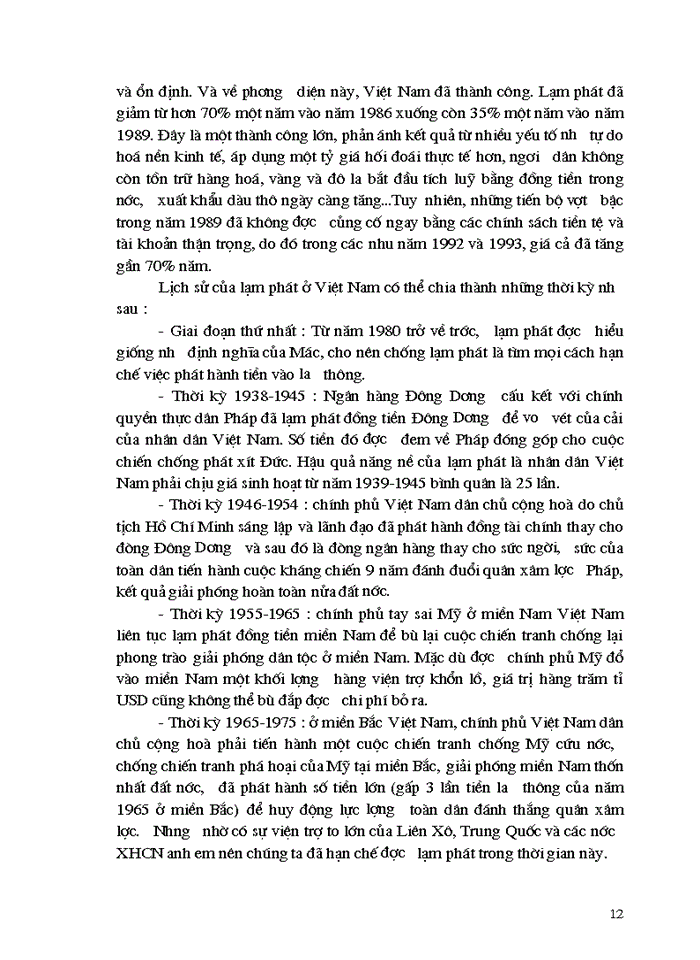 image for page Các giải pháp kiềm chế lạm phát ở nước ta