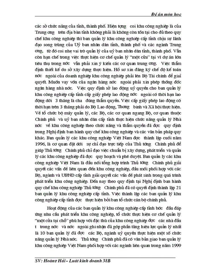 image for page Mở rộng và nâng cao hiệu quả của việc hình thành xây dựng phát triển và quản lý khu công nghiệp.
