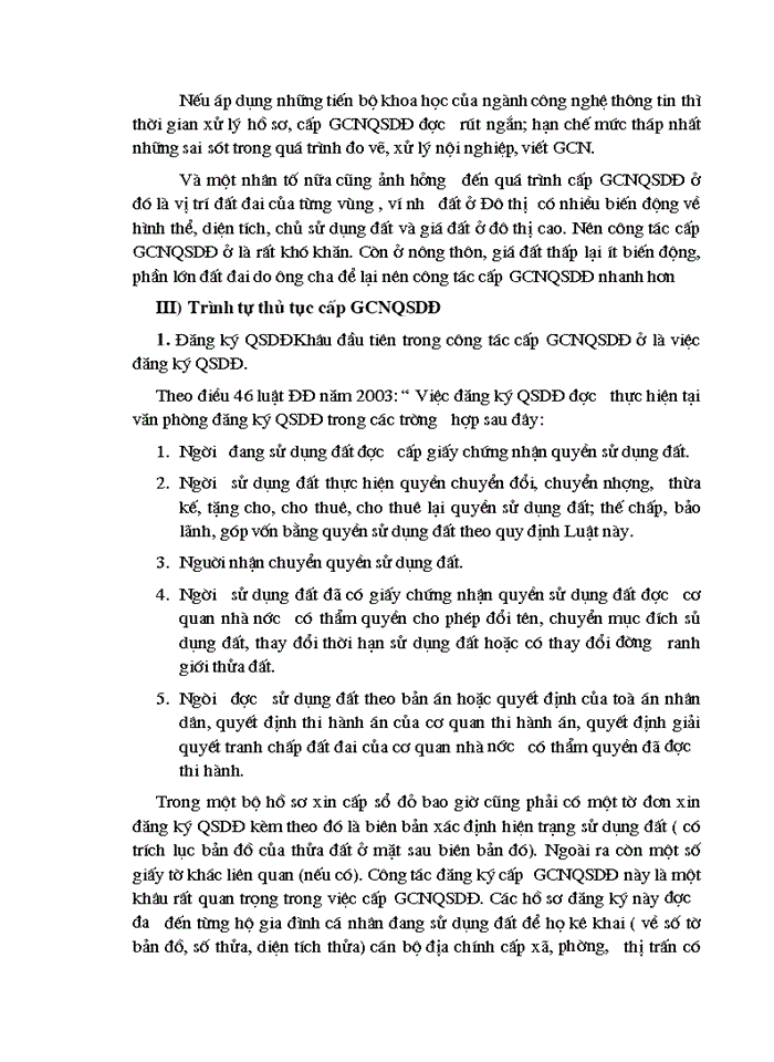 image for page Cơ sở khoa học của việc cấp GCNQSDĐ ở cho hộ gia đình cá nhân đang sử dụng đất